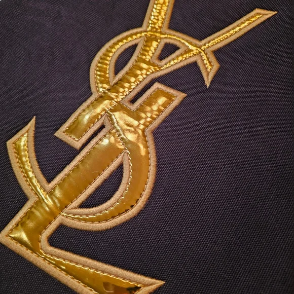 Yves Saint Laurent Navy and Gold Tote Bag GWP - Picture 3 of 5
